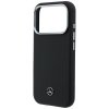 Etui Mercedes Leather Semi Wrap Wood     Effect MagSafe do iPhone 17 Pro Max czarny